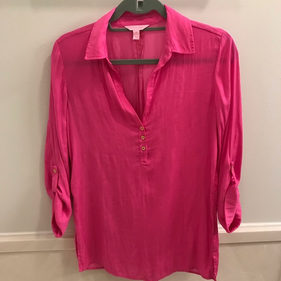 Lilly Pulitzer | Everglades Top | Pink - Picture 2 of 6